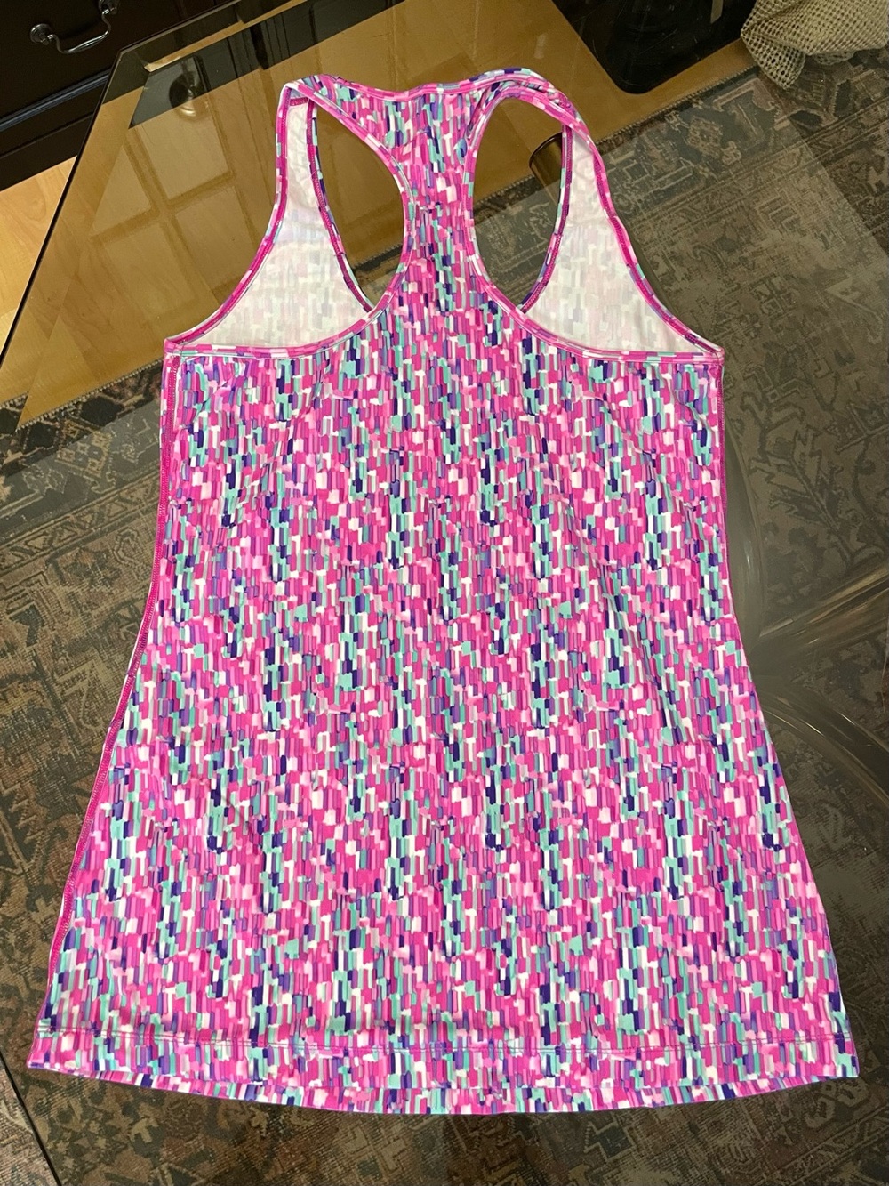 Xersion Pink Multicolor Racerback Sports Tank - Picture 5 of 5